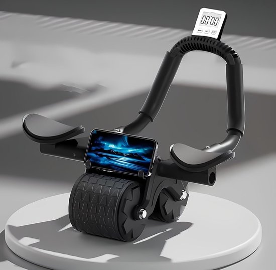 SONGMICS Buikroller, AB-roller buiktrainer, AB-wiel voor fitness, met