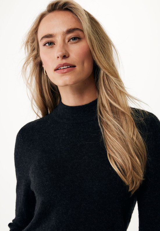 Mexx Longsleeve Cashmere Zwart - Femme - Zwart - Taille L