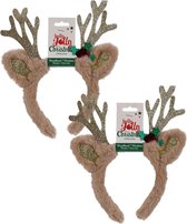 Serre-tête Bois De Renne Avec Oreilles - Déguisement Fête Noël Halloween - Adultes Et Enfants - Taille Unique