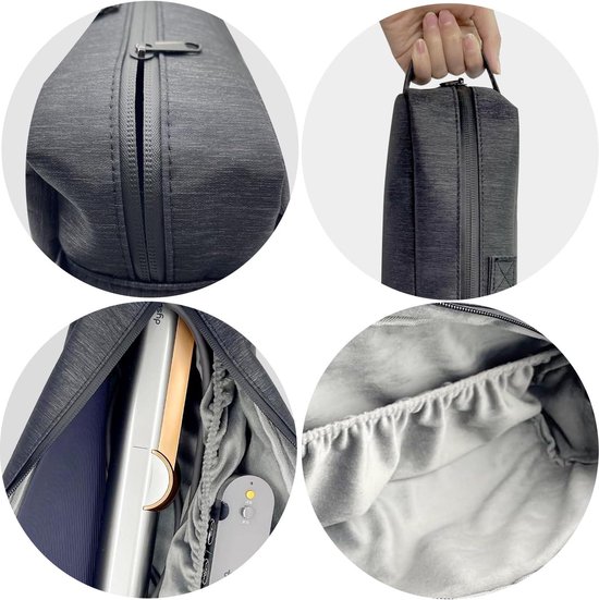 Sac De Rangement étanche Minky Premium - Avec Crochet De Suspension - Gris - Durable Et Polyvalent