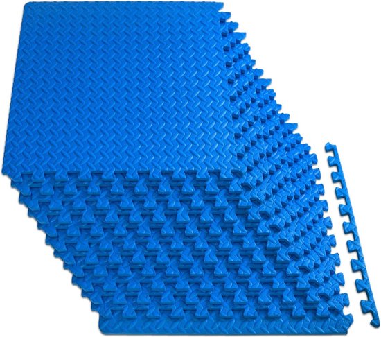 Tapis de sol en mousse de puzzle 100 x 100 cm, 2,5 cm, Muay Thai, Taekwondo, Kar