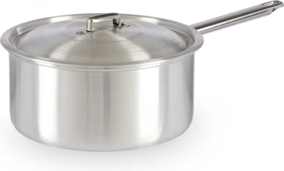 Kinvara Steelpan/sauspan/juspan - zilverkleurig - 26 x 43 x 16 cm - 5 liter - aluminium - Steelpannen