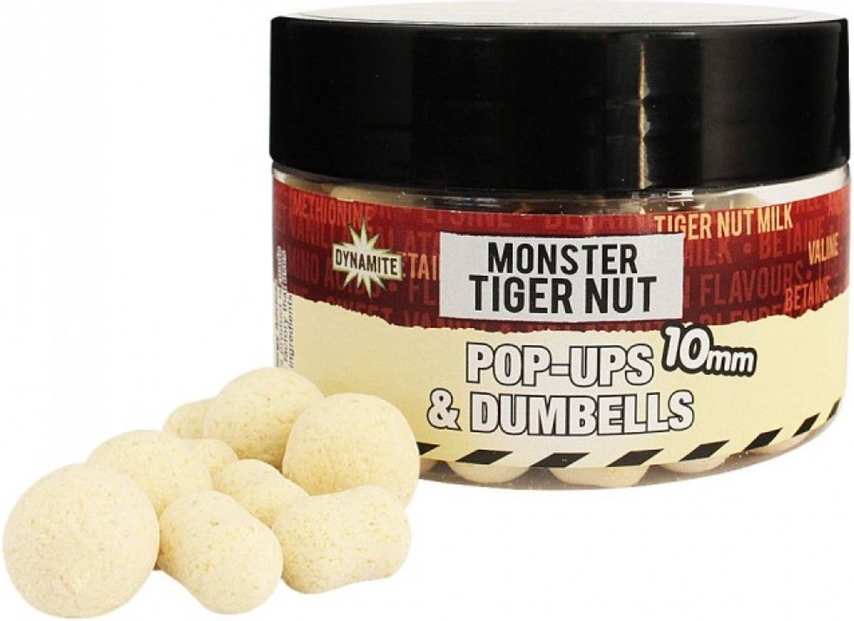 Dynamite Baits Fluro Pop-ups & Dumbells | Monster Tiger Nut | 10mm Monster Tiger Nut 10mm