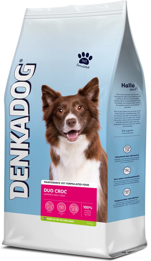 Denkadog Duo Croc - Hondenvoer - Rund 12.5 kg