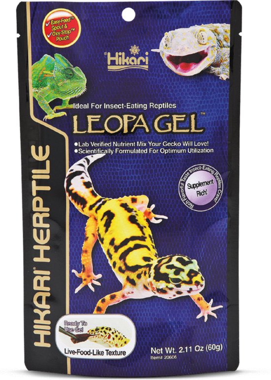 Foto: Hikari herptile leopa gel voer 60 g