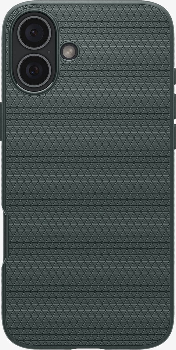 iPhone 16 Plus hoesje flexibel TPU groen, schokabsorberend met Air Cushion, matte afwerking, dun en stevig - Afbeelding 2