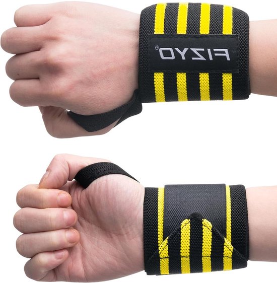 C.P. Sports Strongman 38741 polsbandage 50 cm eenheidsmaat zwart/zilver C.P. Sports Strongman 38741 polsbandage 50 cm eenheidsmaat zwart/zilver
