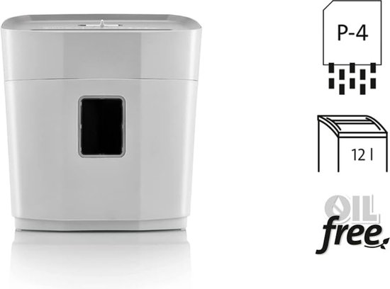 Destructeur de papier Equivera - Destructeur de papier - Destructeur de papier - Convient également aux cartes de crédit - AVG Proof - Modèle Snipper