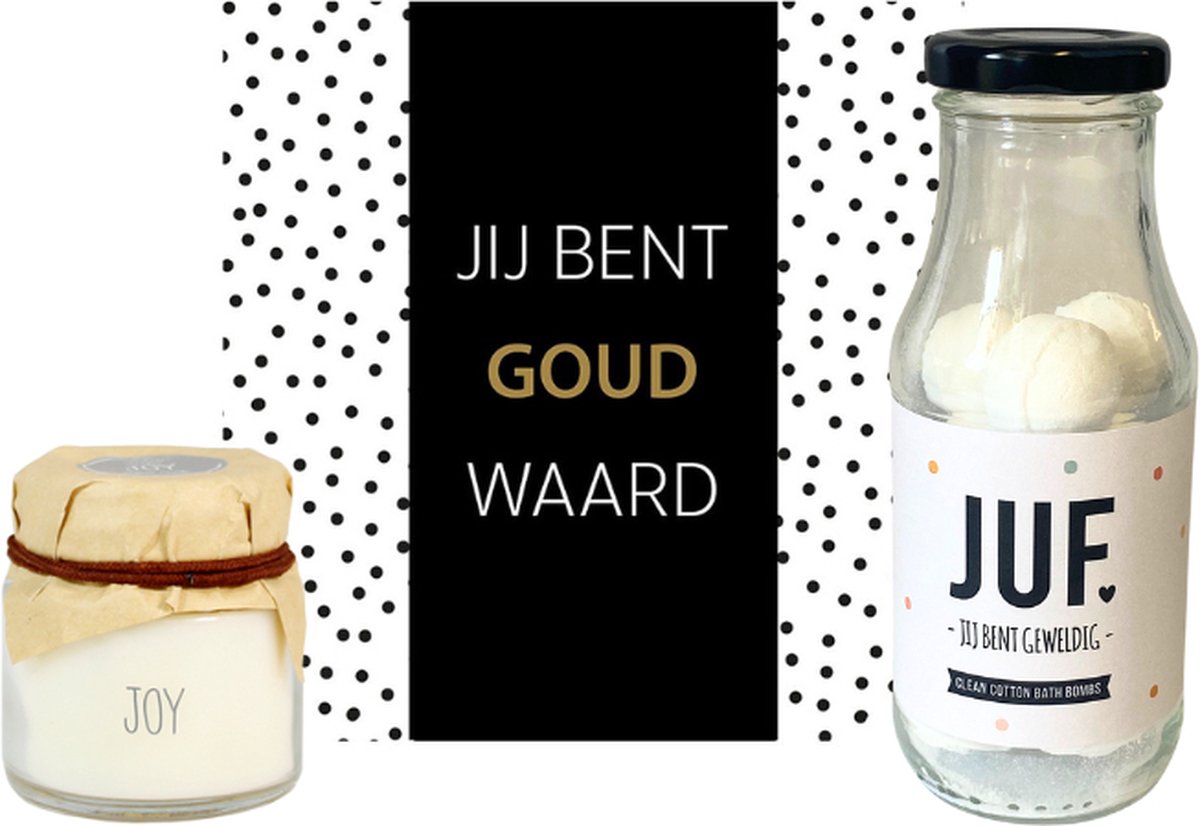 Goedkoopste Juf Bedankt | Cadeauset