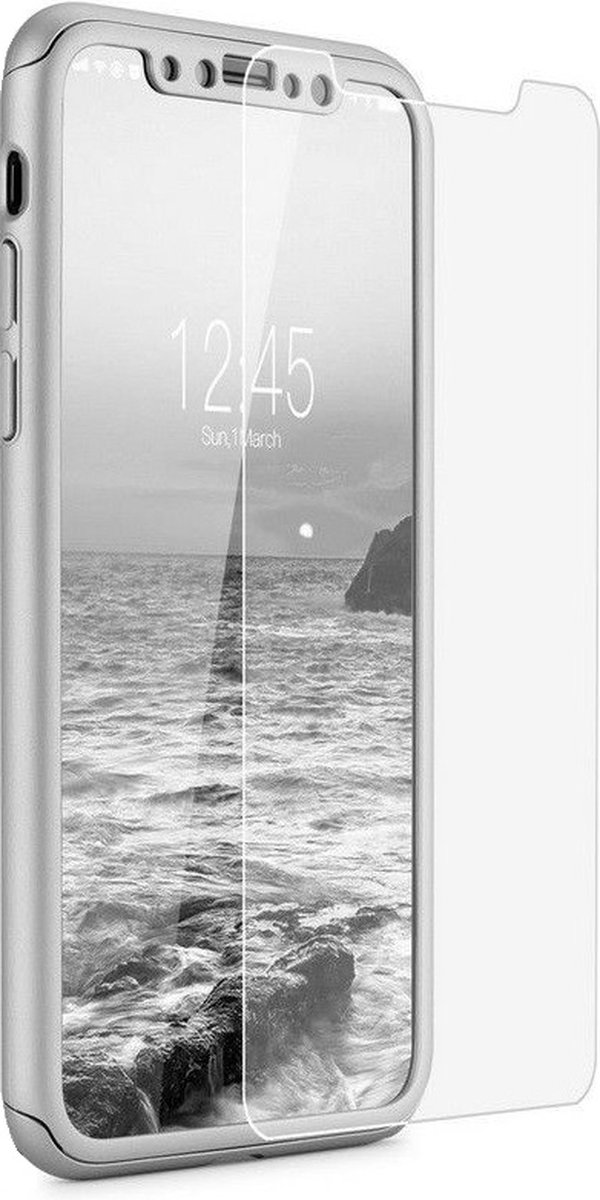 360 bescherming harde hoes + gehard glas voor iPhone 11 Pro Geld