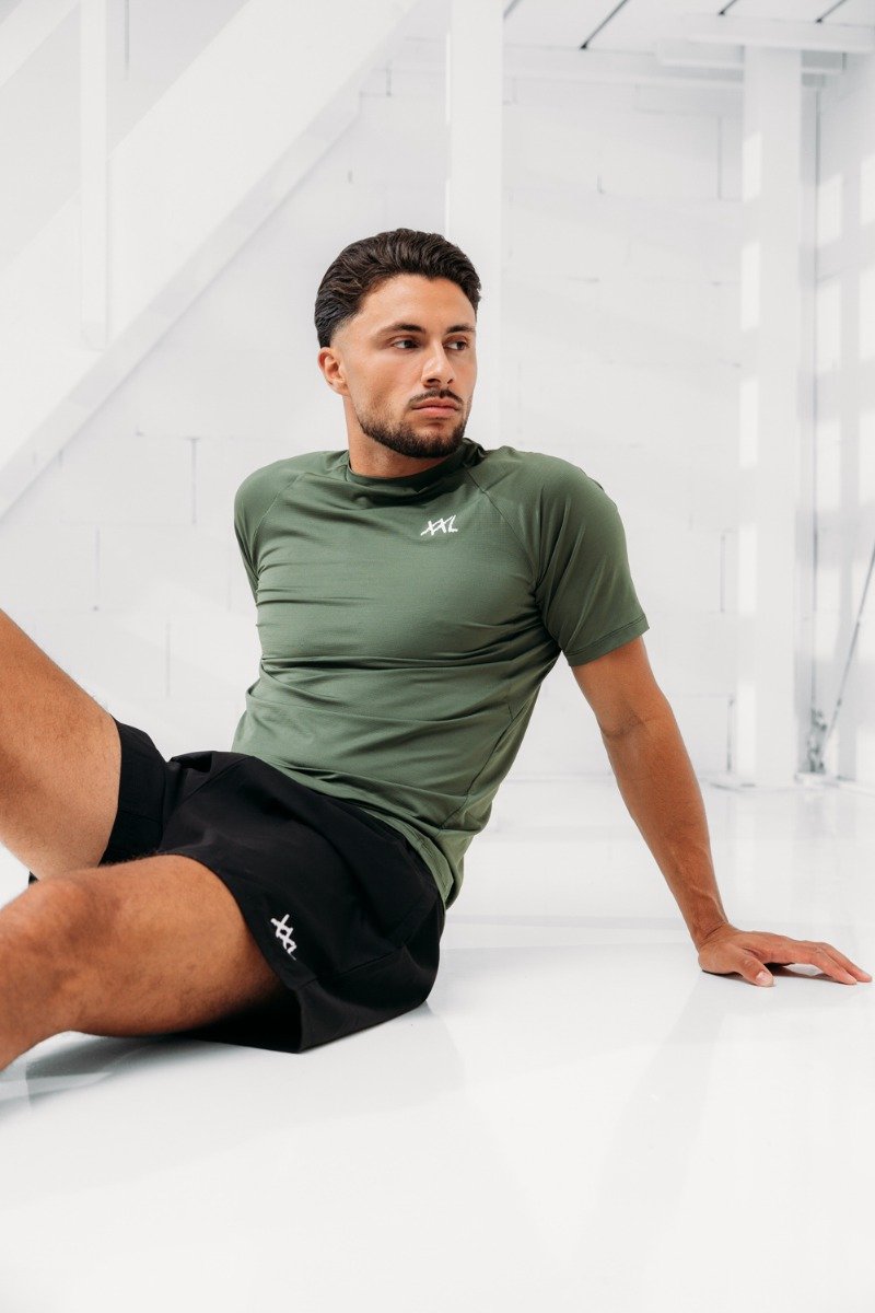 fovdtaa, Sportshorts voor heren, atletische shorts met zakken en
