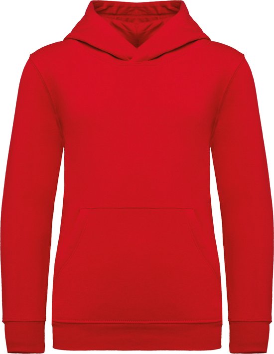 Groene Kinder hoodie sweater met gevoerde capuchon