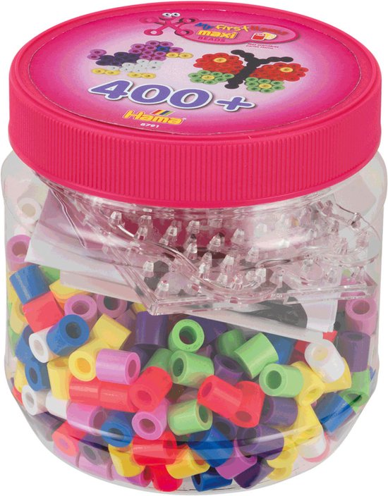 Foto: Hama ton maxi beads and pegboards 400 kralen 8791