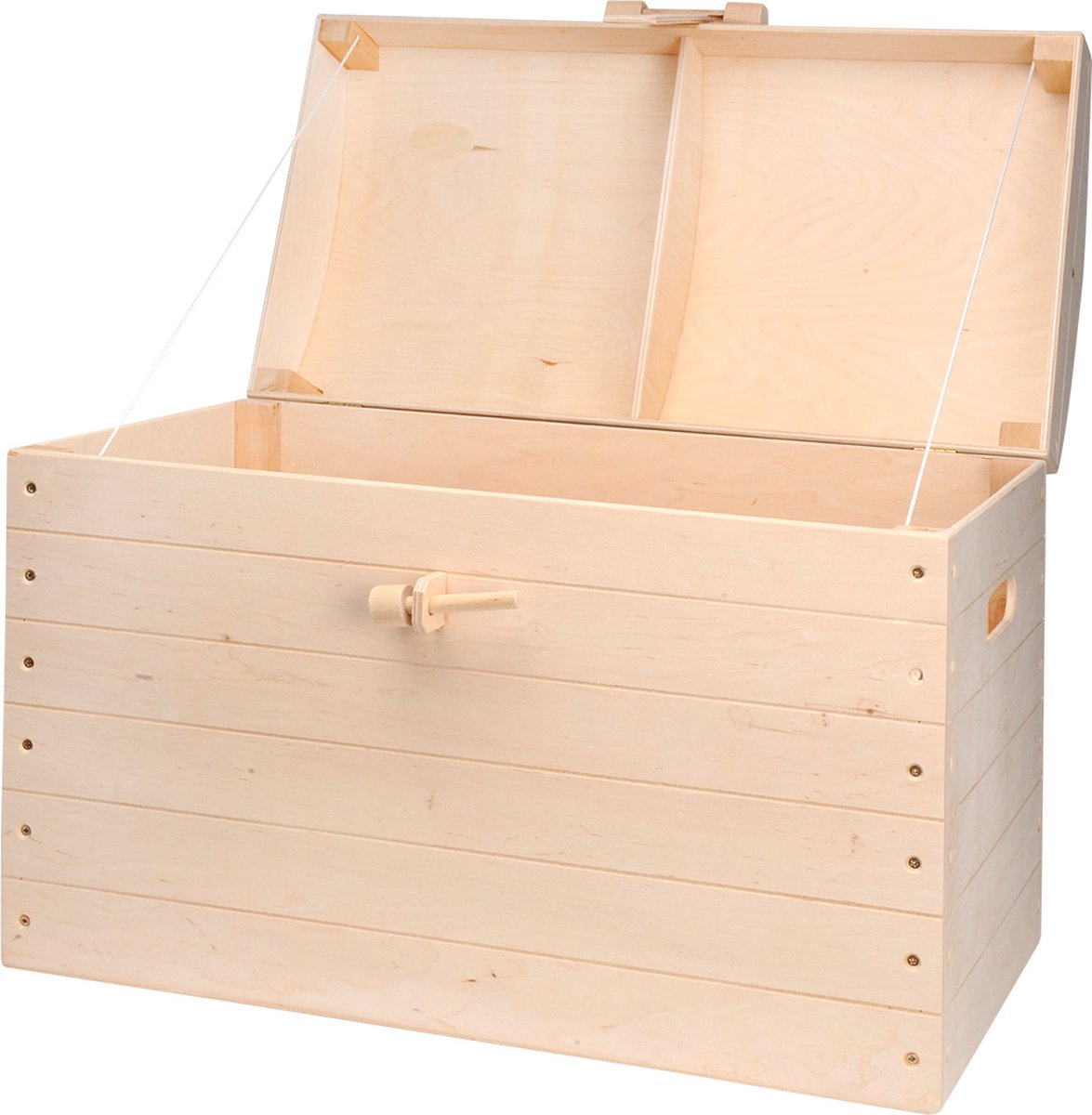Houten Schatkist opbergkist 64cm