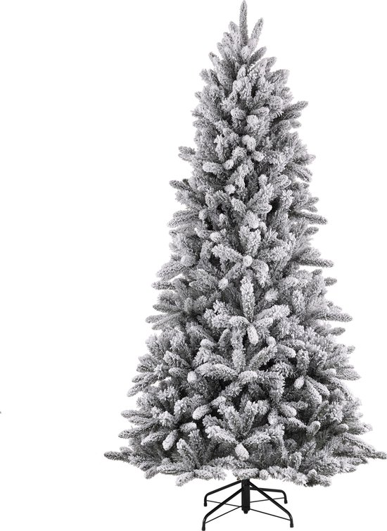 Black Box Trees Snowdon Kunst Kerstboom met Sneeuw - Kunstkerstboom H185 x Ø117cm - Groen Frosted