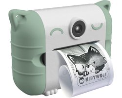 foto van Kidywolf Kidyprint Kindercamera met thermische printer Mint Groen incl.