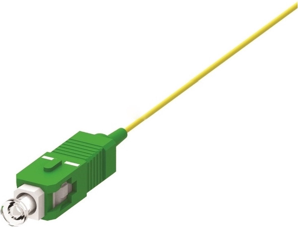 WP WPC-FI0-9SCA-020 InfiniBand en Glasvezelkabel 2 m SCAPC SC/APC Groen, Geel