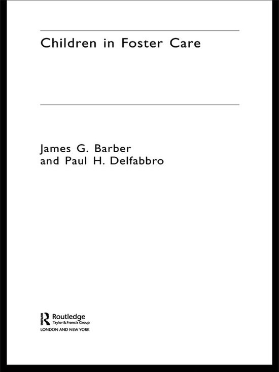 Children in Foster Care - cover