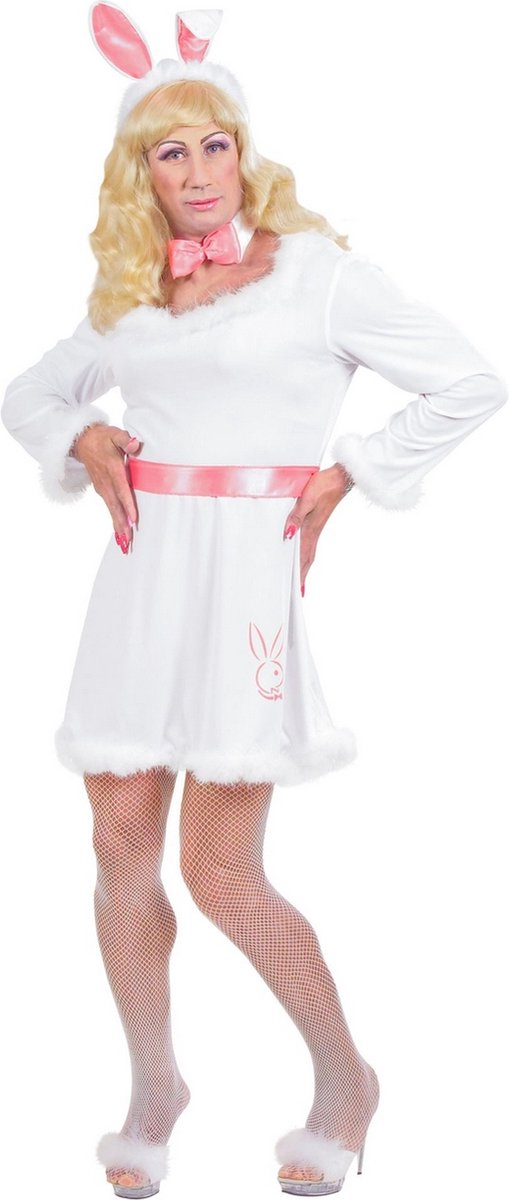 Vegaoo Konijnenkostuum - Drag Queen jurk kleding voor mannen - One size