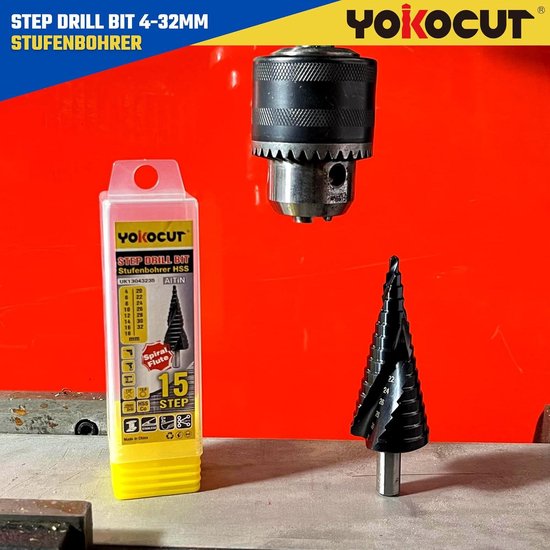 14-20mm Gereduceerde schacht HSS Kobaltboor BIT - boren van roestvrij staal & hard staal metaal hout (1, 14mm x 151mm