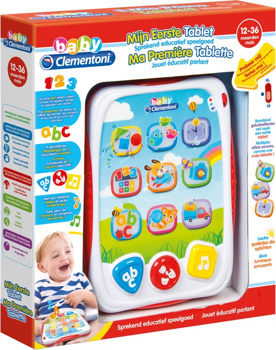 Clementoni - Pratende tablet - Interactief speelgoed - Taalontwikkeling - Vanaf 1 jaar van Clementoni — afbeelding 5