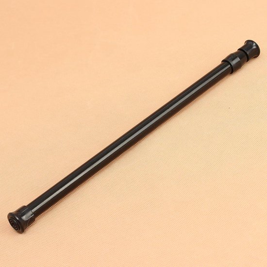 Uitschuifbare veerspanning telescopische stang voor douche gordijn