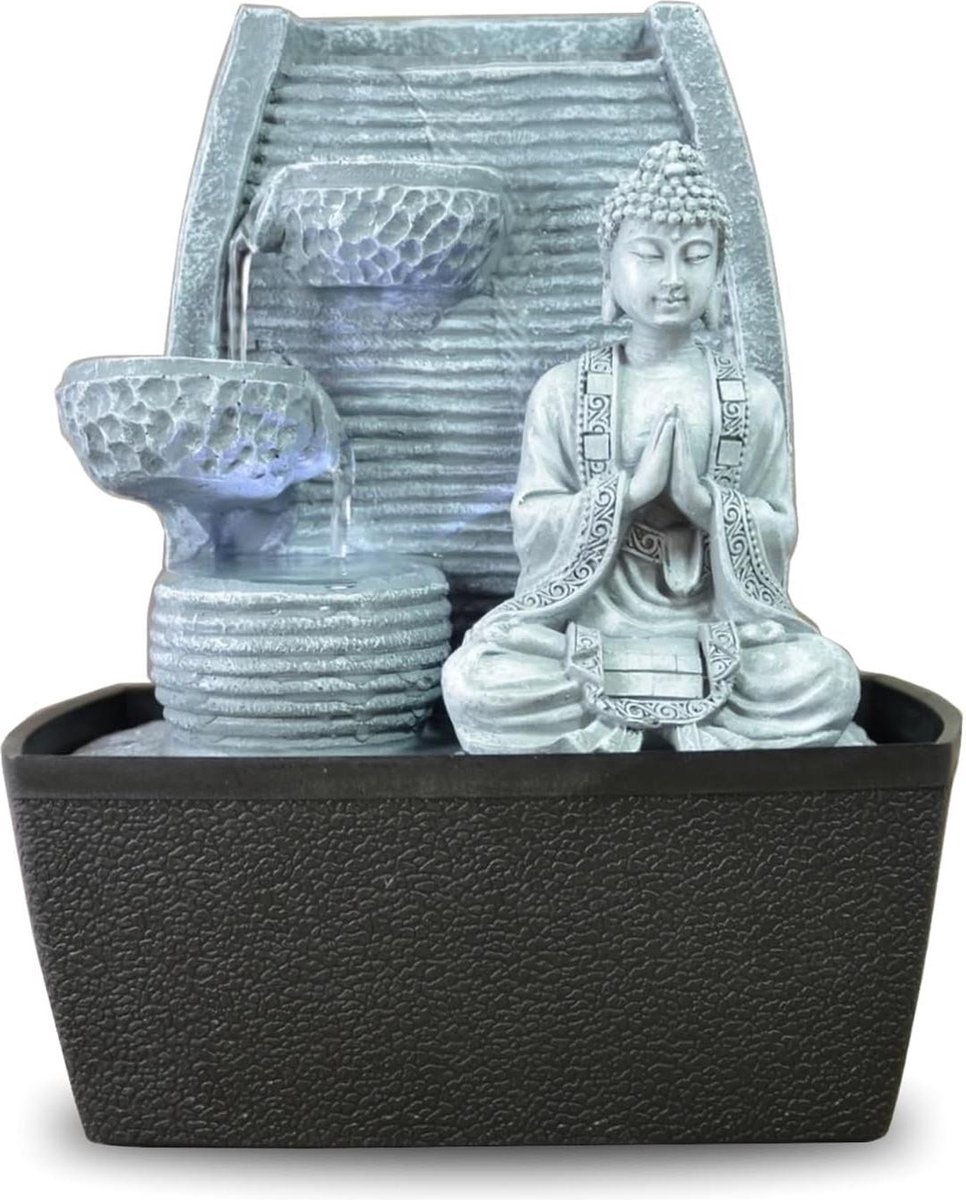 Feng Shui wisdom LED lighting 24cm interior fountain