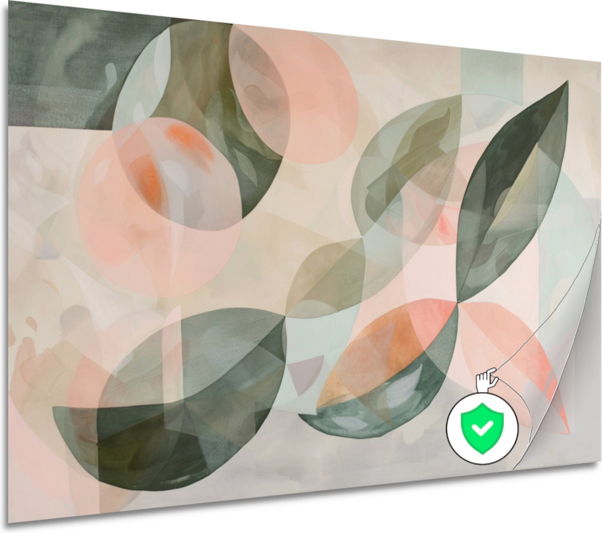 Abstracte kunst poster - Minimalistisch poster - Poster Woonkamer - Wanddecoratie klassiek