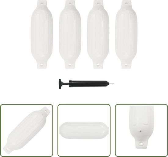 Pare-chocs pour bateau gonflable The Living Store - 41 x 11,5 cm - Finition brillante