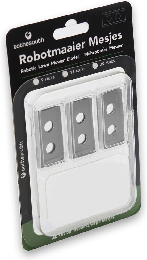 Foto: To the south robotmaaier mesjes staal geschikt voor parkside lidl robotmaaier let op exclusief schroefjes 18 stuks