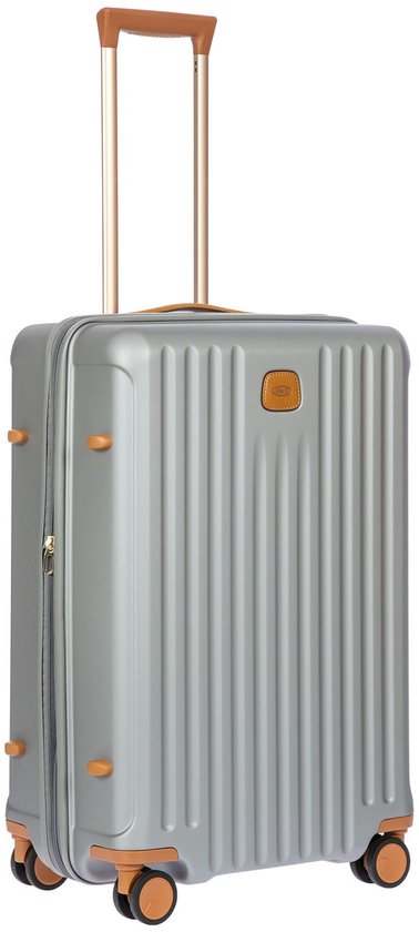 BRIC'S Valise Capri Trolley 69 cm / 83 - 90 L Expandable Silver Argenté