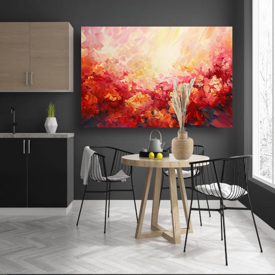 Décoration murale Fleurs - Tableaux nature sur verre - Tableaux sur verre Lumière - Décoration murale rurale - Peinture sur verre acrylique - Peintures & affiches verre acrylique 60x40 cm
