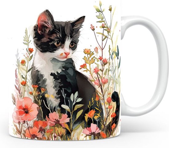 Smotly Vinyl wandklok, zwarte kattenvormige nachtklok, handgemaakte wanddecoratie wandklok creatieve cadeaus. (Cadeauhaak