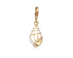 Elli - Bedel - Muschel Anhänger Strand 925 Sterling Silber - Dames