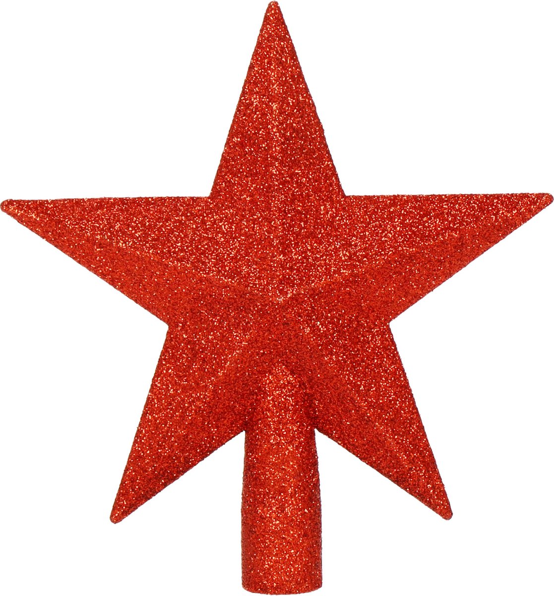 Springos Kerstboom Piek | Ster | 15 cm | Rood