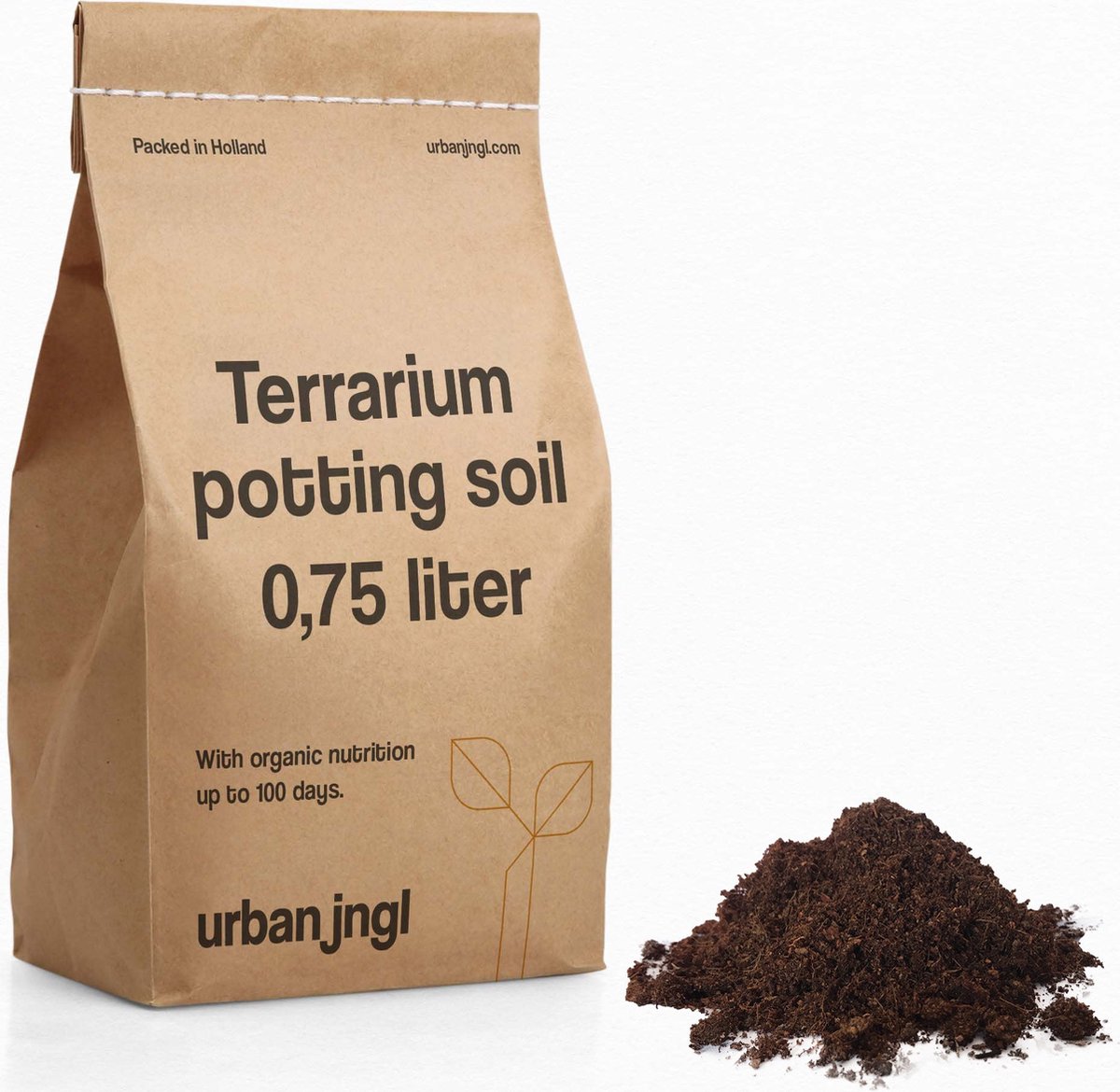 Terrarium potting soil - 0.75 liters - With organic nutrition | Florazo
