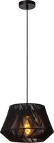 Lucide JESSICA - Hanglamp - Ø 30 cm - 1xE27 - Zwart - Japandi