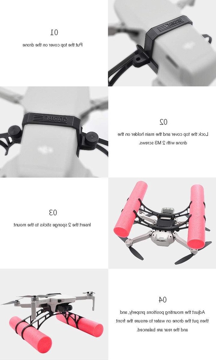 Water Landingsgestel Been Vlotterkit - Geschikt voor DJI Mavic Mini