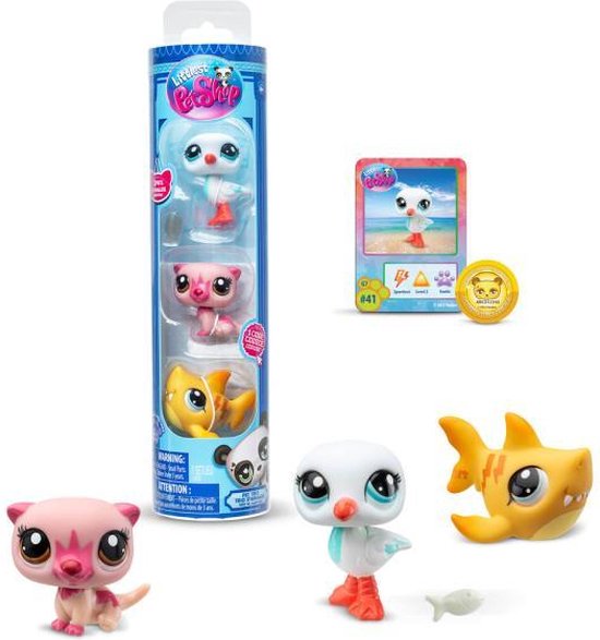Littlest Pet Shop - Speelfiguur – 1 verpakking geleverd, model kan variëren van Bandai Namco — afbeelding 4