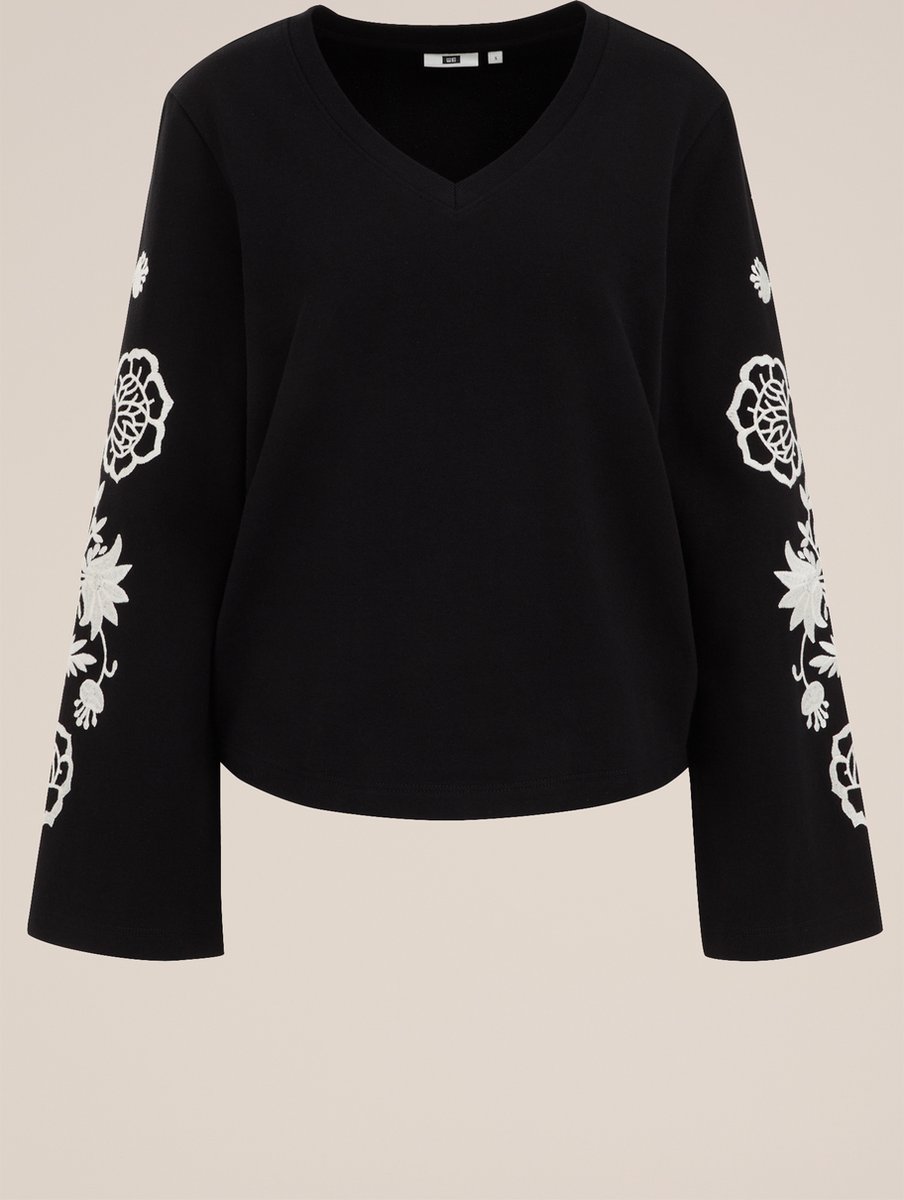WE Fashion Dames sweater met embroidery op Prijzenvolger.com