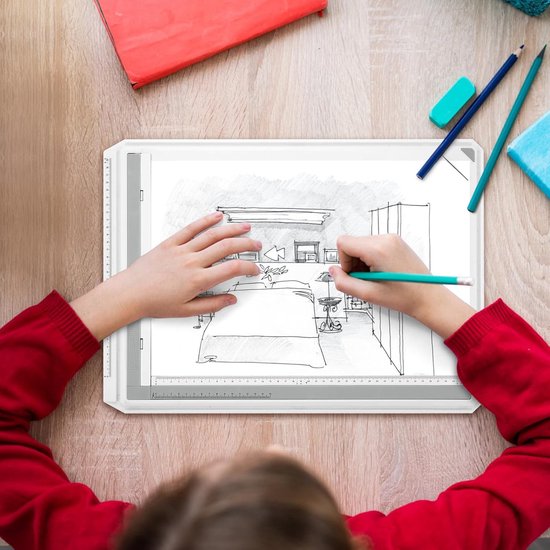 Planche à Dessin A3 Professionnelle Avec Règle Parallèle Et Rapporteur – Idéale Étudiants, Architectes & Ingénieurs