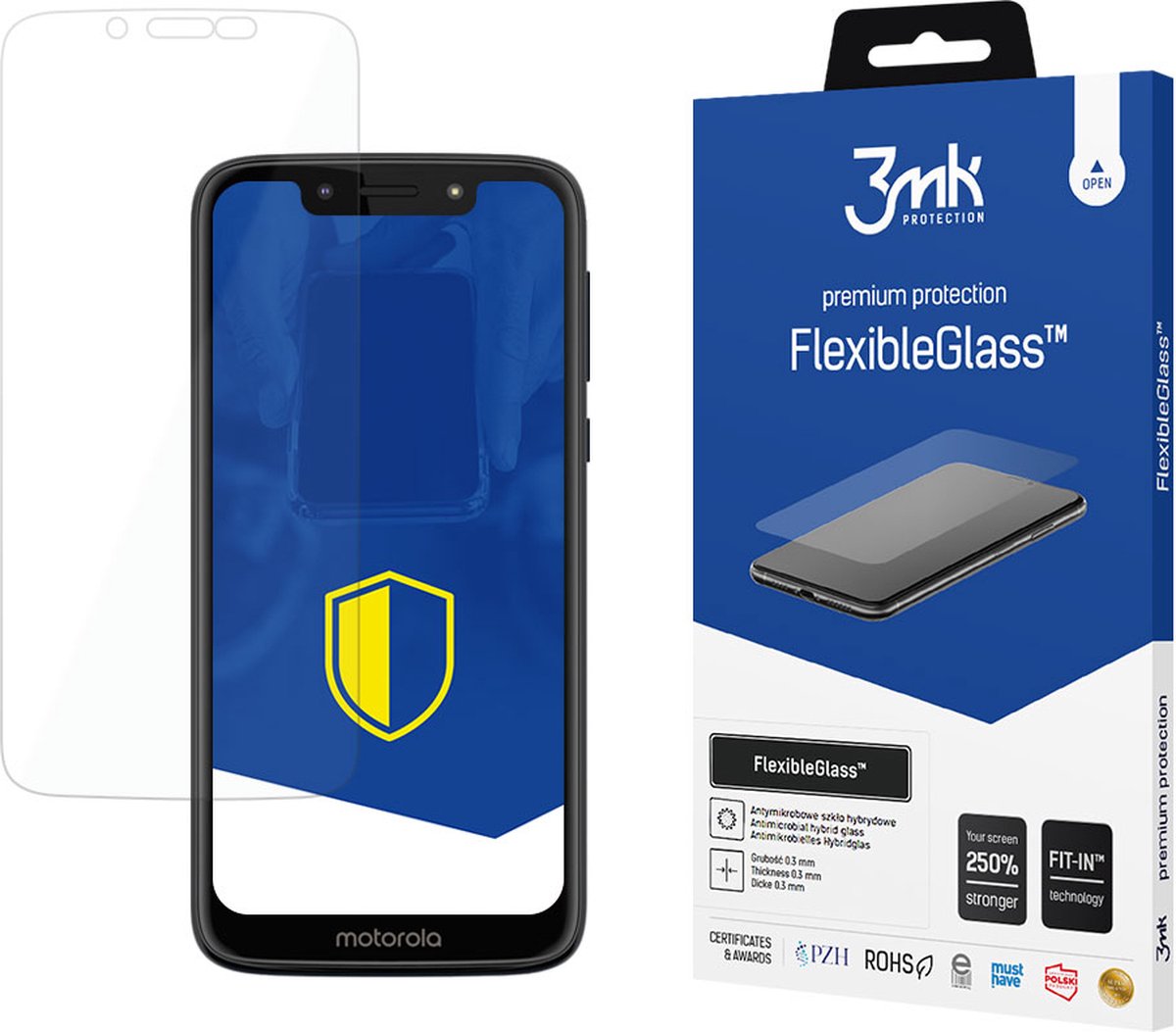 Motorola Moto G7 Play - 3mk FlexibleGlass
