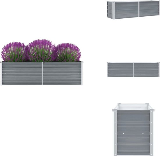 vidaXL Verhoogde Tuinbak - 78 x 40 x 81 cm - Massief Grenenhout