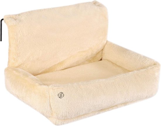 Kattenhangmat van Katoen – Handgeweven – 135x40 cm – Rijswit