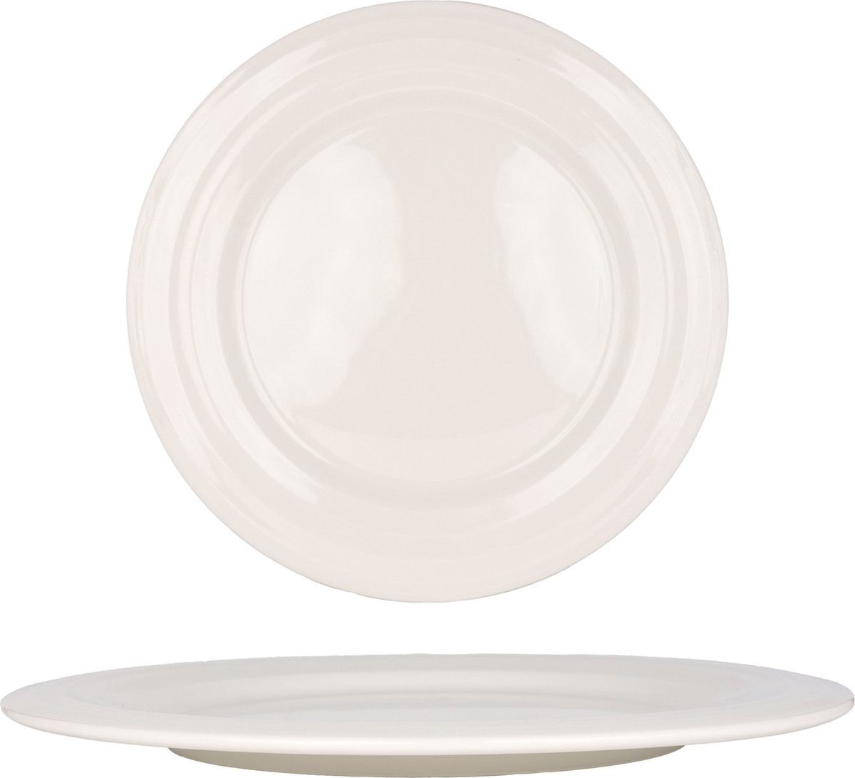 Bonna Dinerbord - Halo - Porselein - 28 cm - set van 6