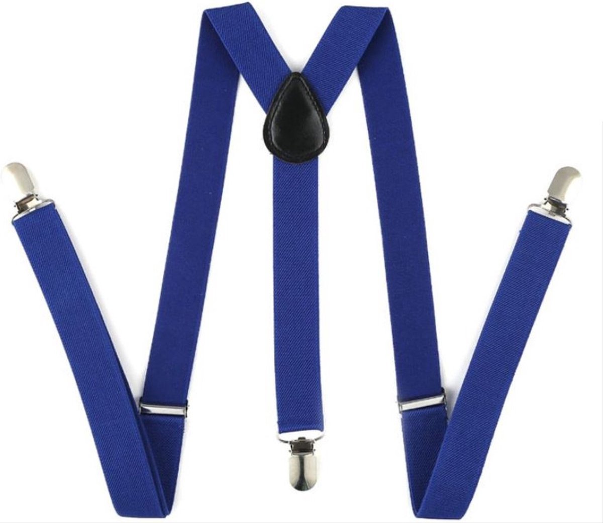 Scoby - Bretels voor Mannen - Verstelbaar - Modieuze en Praktische Accessoire voor Business, Bruiloften en Feesten - Feestartikelen - Blauw