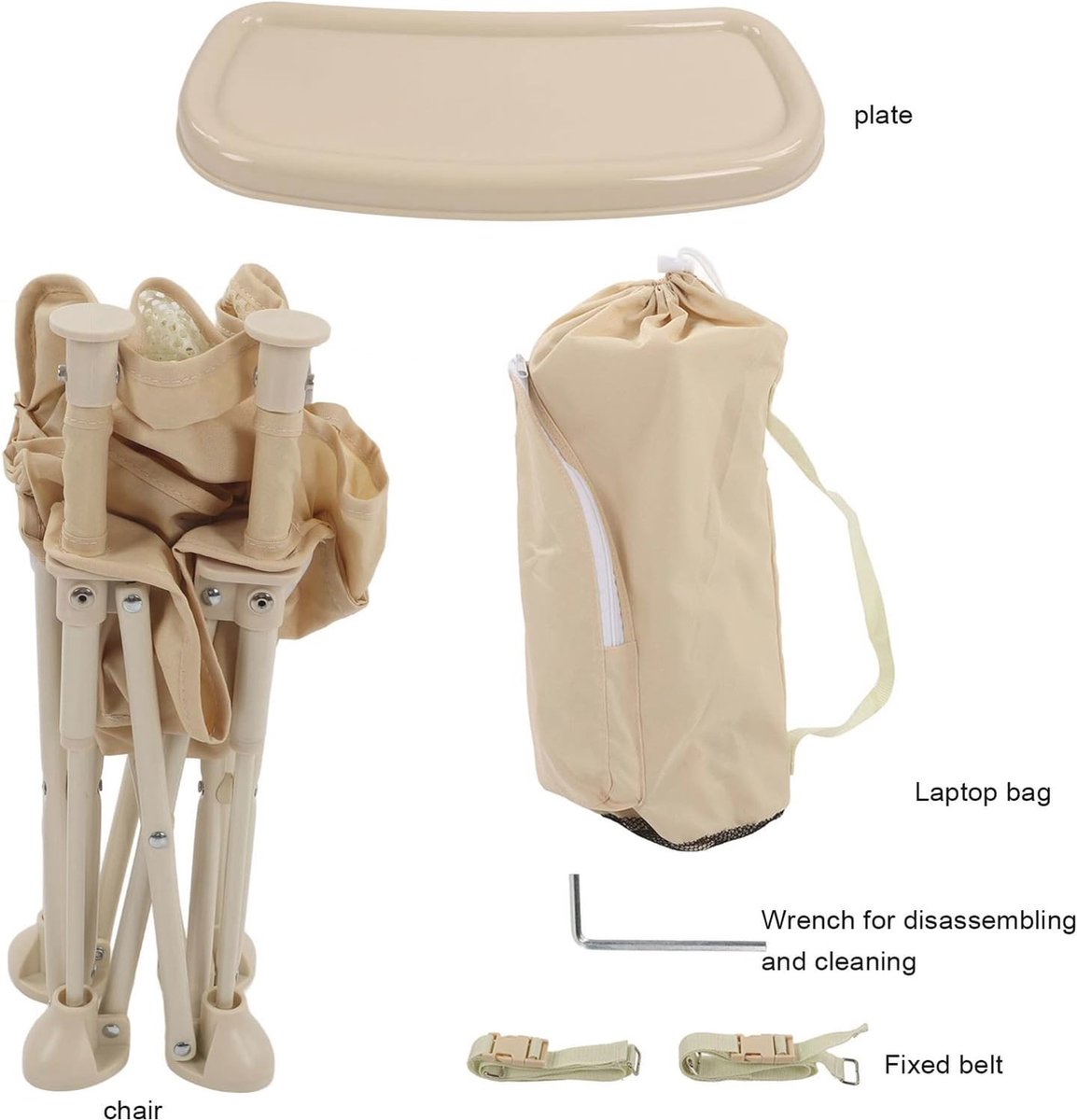 KIDIZ® Campingbedje Reisbedje Reiswieg Babybedje 3 In 1 Combi Set Ledikant Met Verschoningsmatje Klamboe Kinderbox Baby Vanaf De Geboorte 0