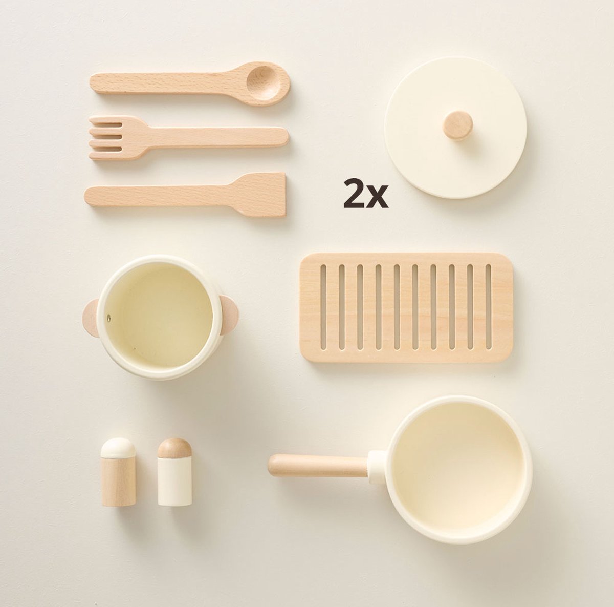 Petite Amélie Speelkeuken Chantilly - Kinderkeuken incl. 10 Keukenaccessoires - H 76 cm — afbeelding 11
