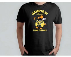 Gaming is Cheaper - T Shirt - GamerLife - GamingCommunity - GameOn - VideoGames - GamerLeven - GamingGemeenschap - GameAan - Videospellen