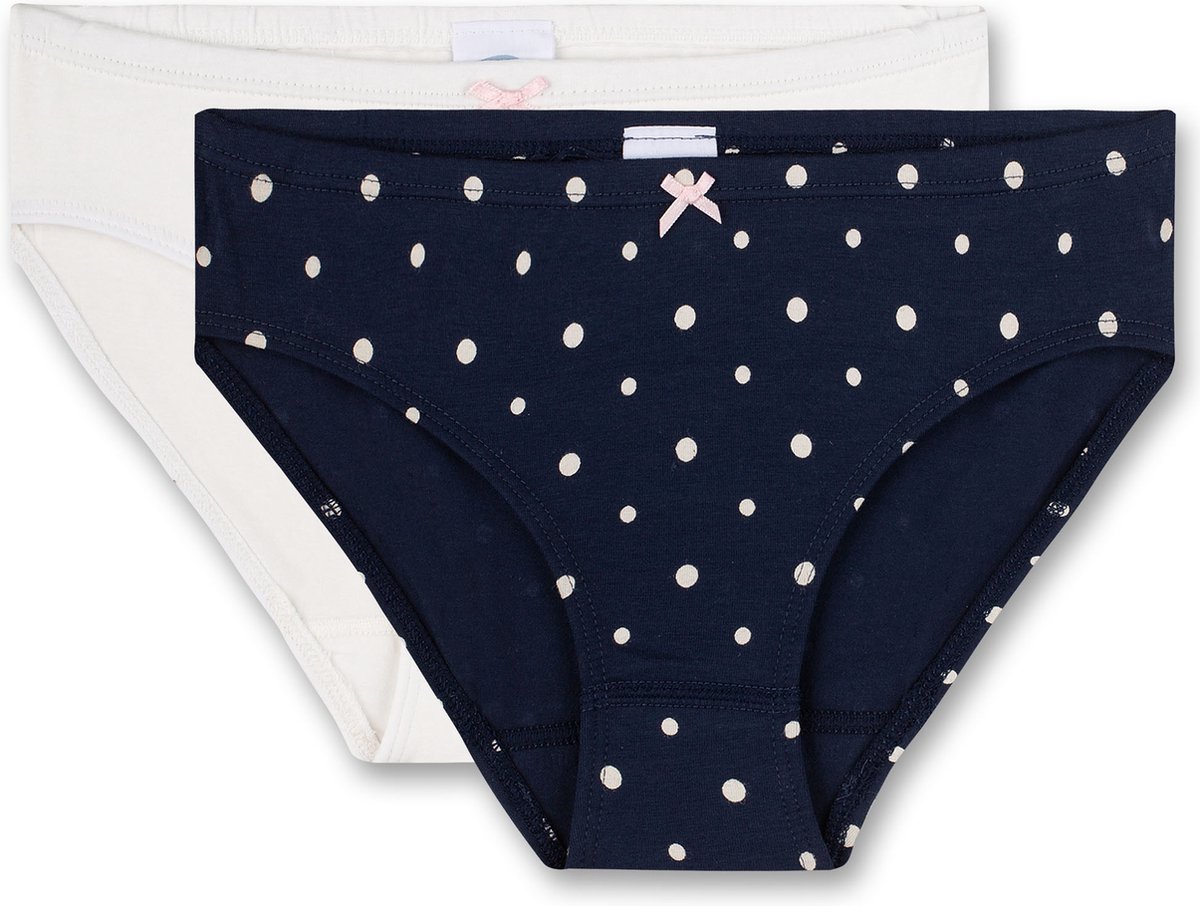 Sanetta Slip 140 Set van 2 Weiß/Dunkelblau